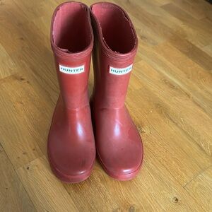Red Hunter Boots